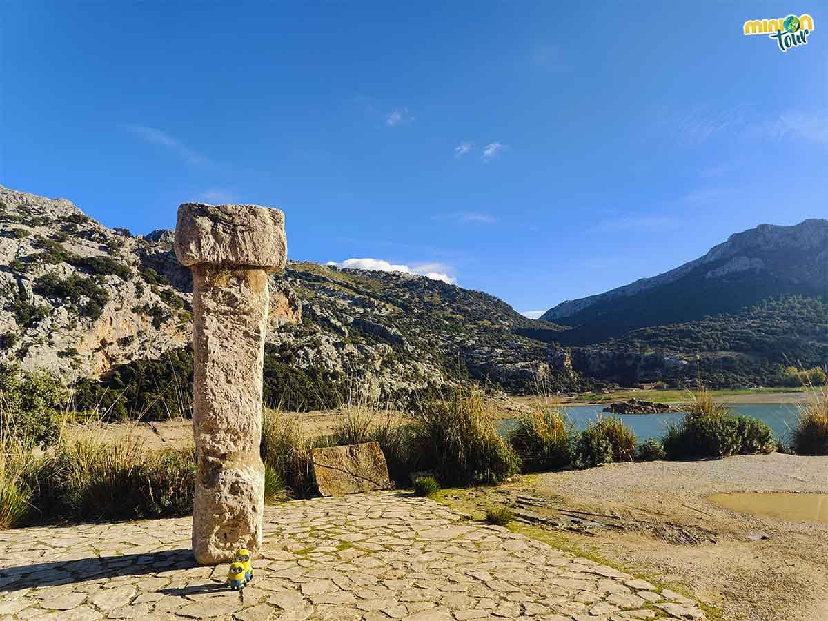 Este embalse tiene una columna