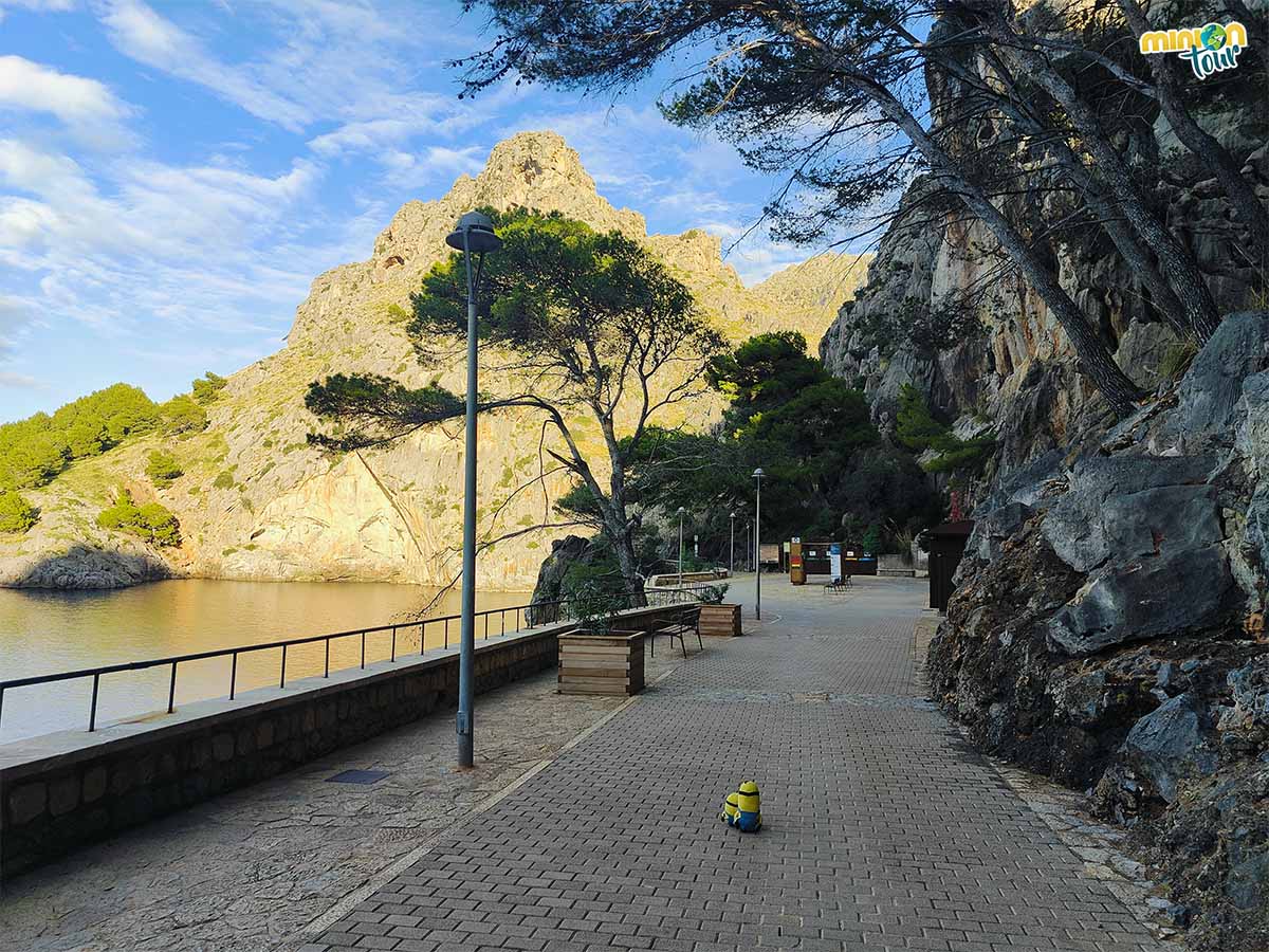Por aquí se va a la playa de Sa Calobra famosa
