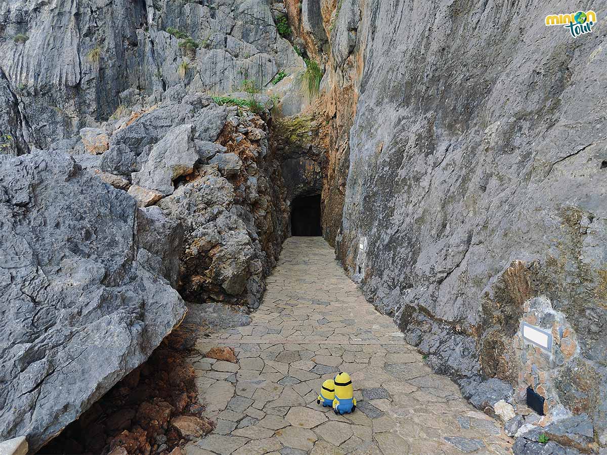 Nos vamos a meter por una montaña