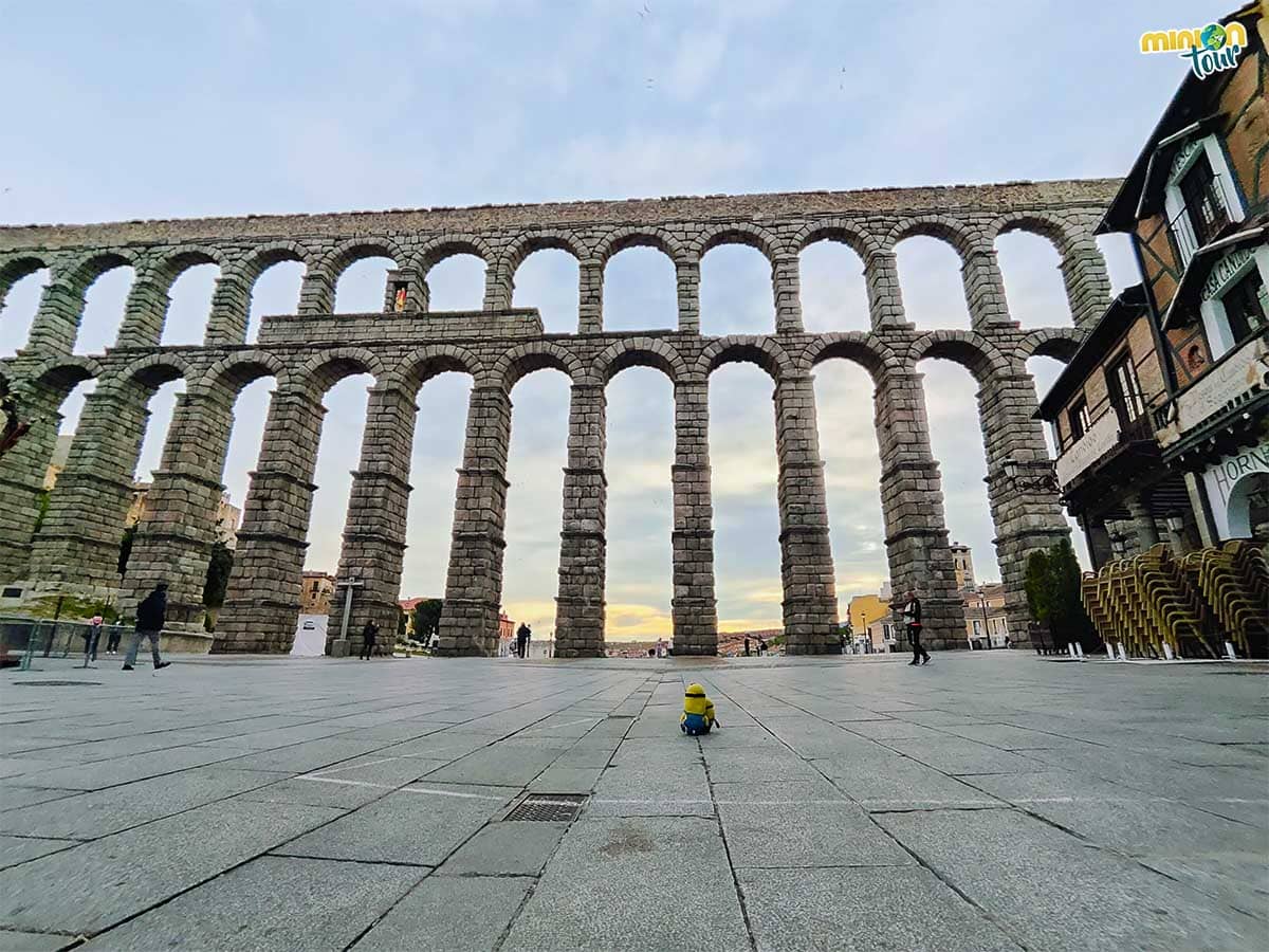 Este es uno de los mejores lugares para ver el Acueducto de Segovia