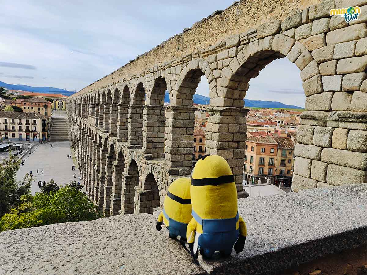 Esta es una de las mejores vistas del Acueducto de Segovia