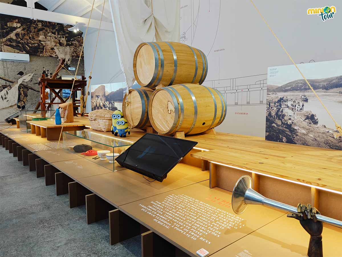 Nos hemos montado en un barco rabelo en Mesão Frio