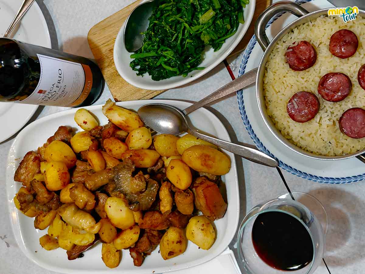 Nos hemos comido una marrã de Santo André en Mesão Frio