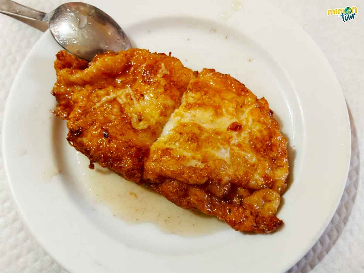 Esto es una torrija a la portuguesa