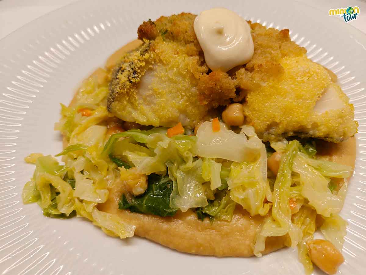 Lo rico que estaba este bacalao ni te lo imaginas