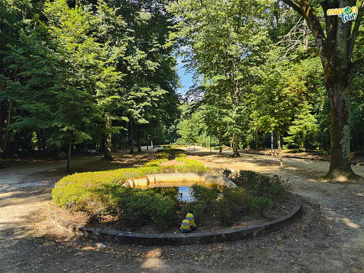 La alameda del Parque Termal do Peso es un paraíso