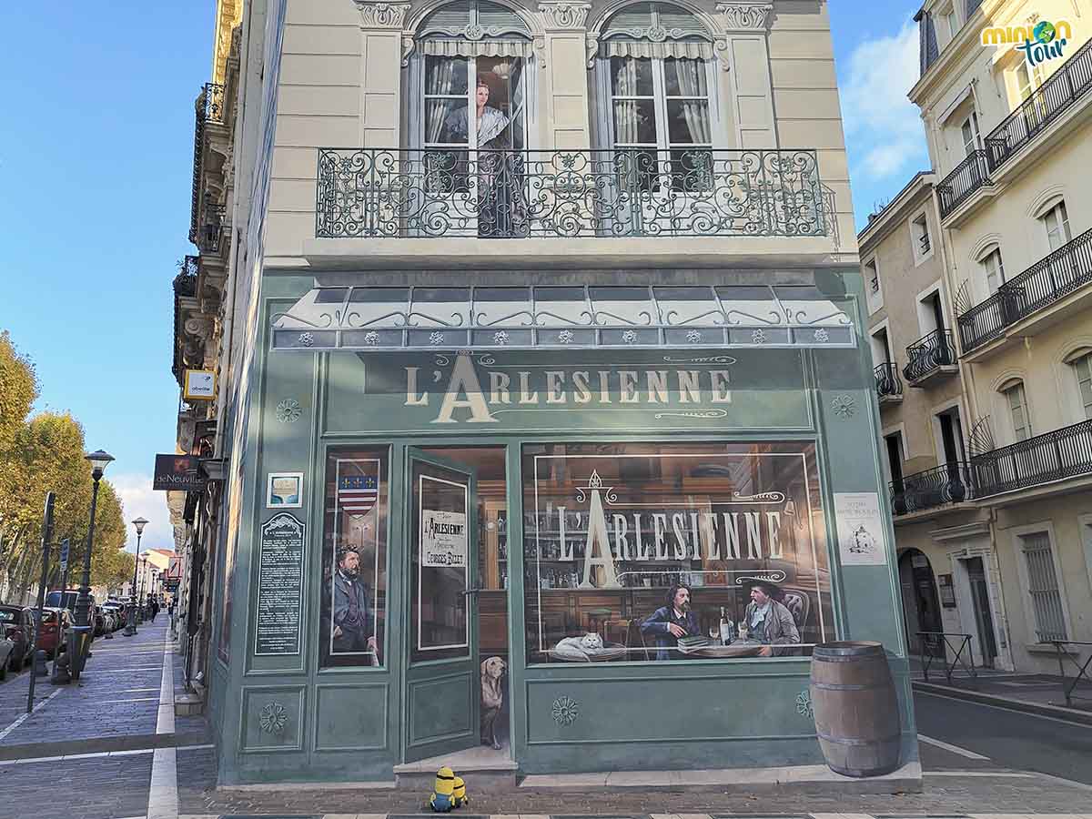 Este es el mural de L'Arlésienne en Béziers