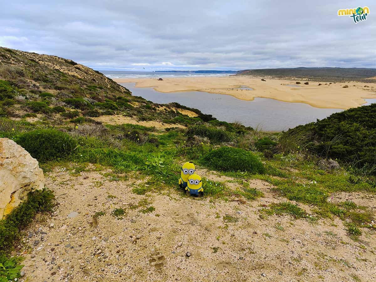 Desde aquí arriba también se ve la laguna