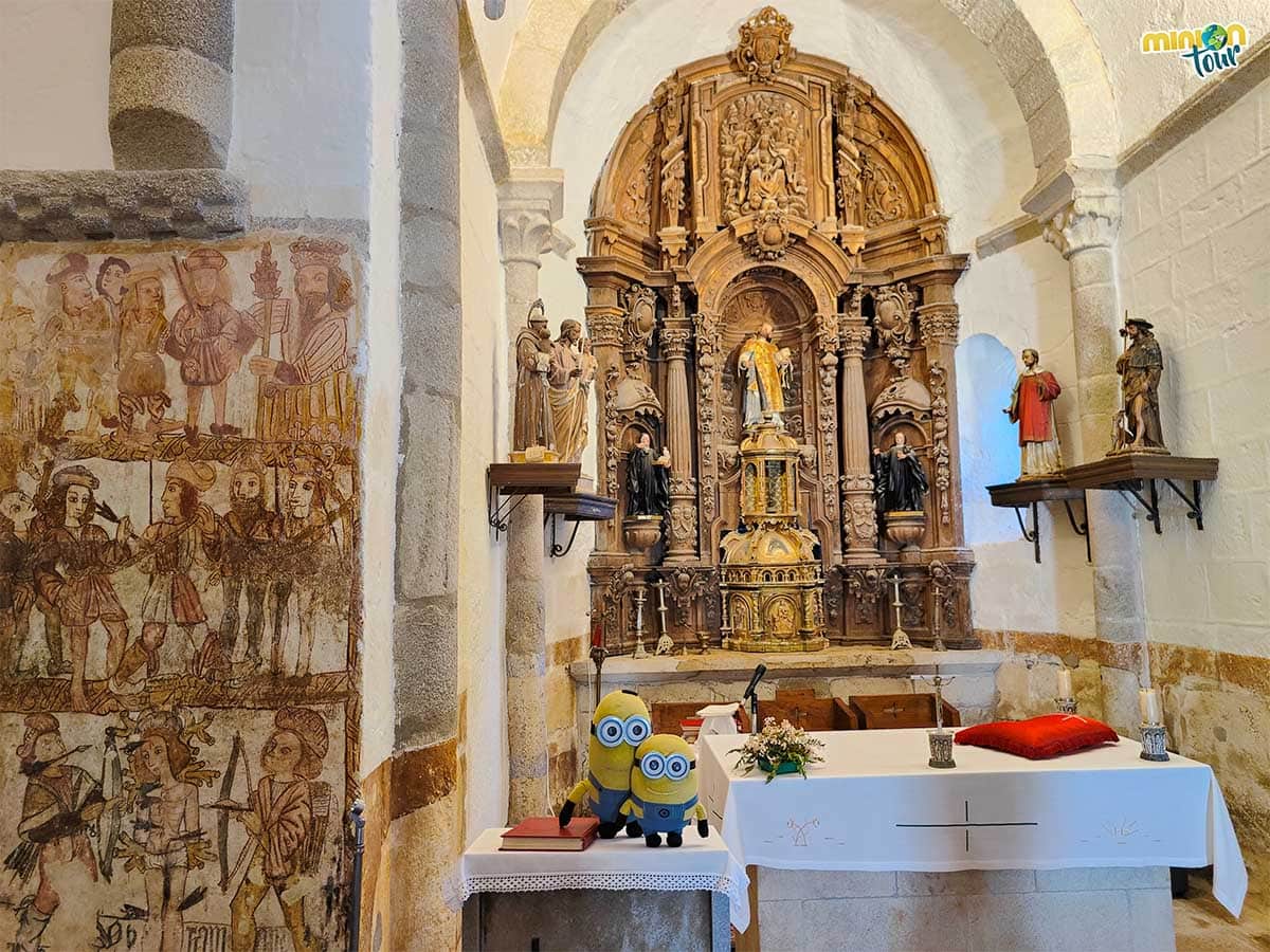 En esta iglesia quedan restos de pinturas murales
