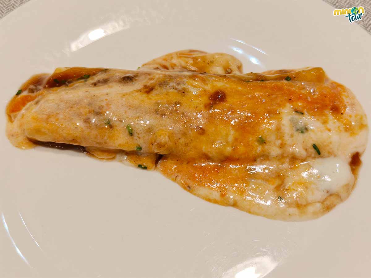Canelón de rabo de toro en El Recetario en Gijón