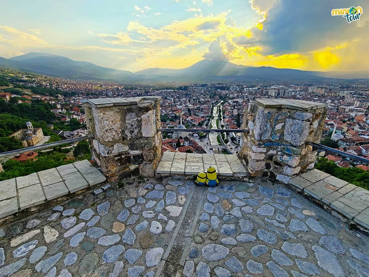 Vistas desde la fortaleza de Prizren