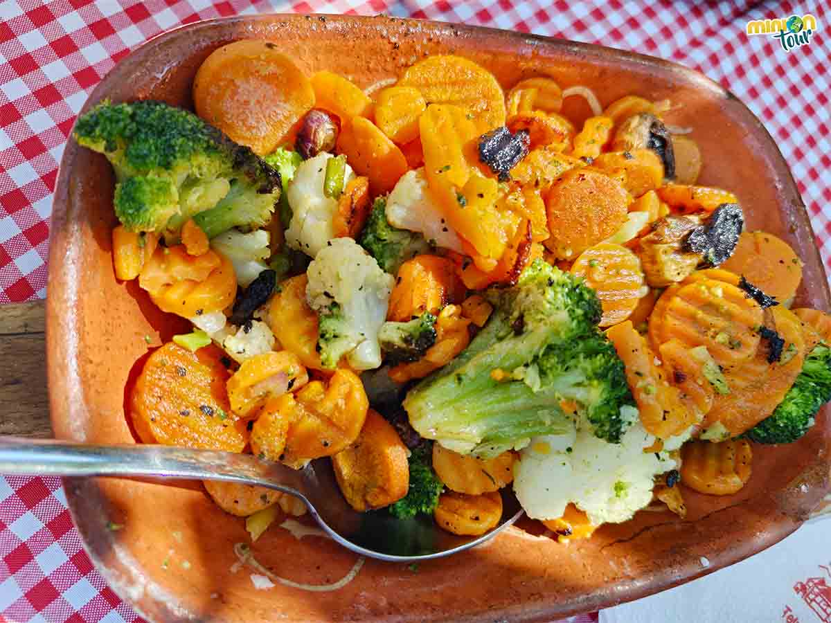 Verduras kosovares a la plancha