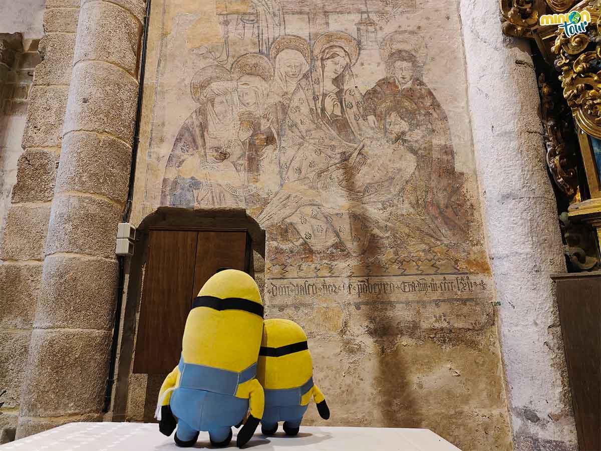 Las pinturas murales de la Iglesia de San Vicente de Pombeiro son una pasada