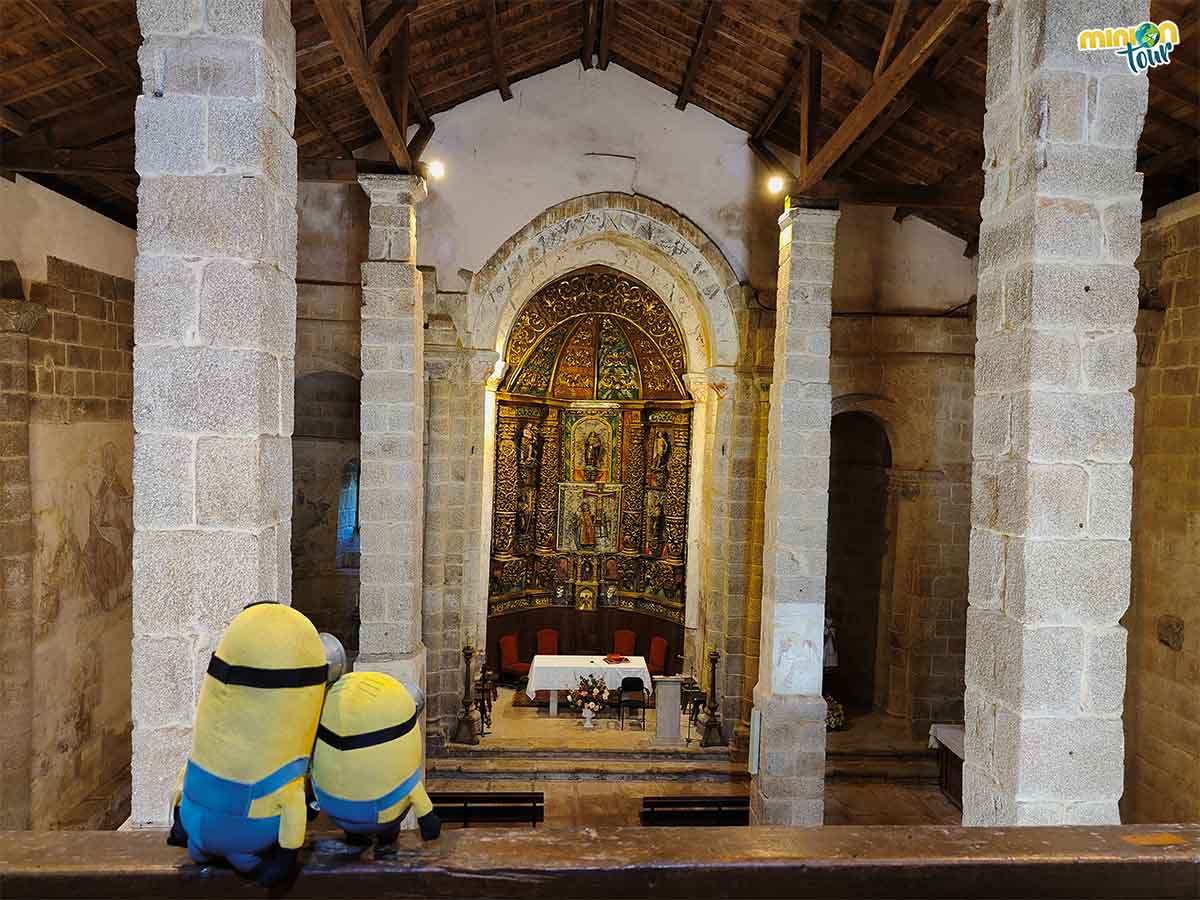 El interior de la iglesia no se puede ver siempre