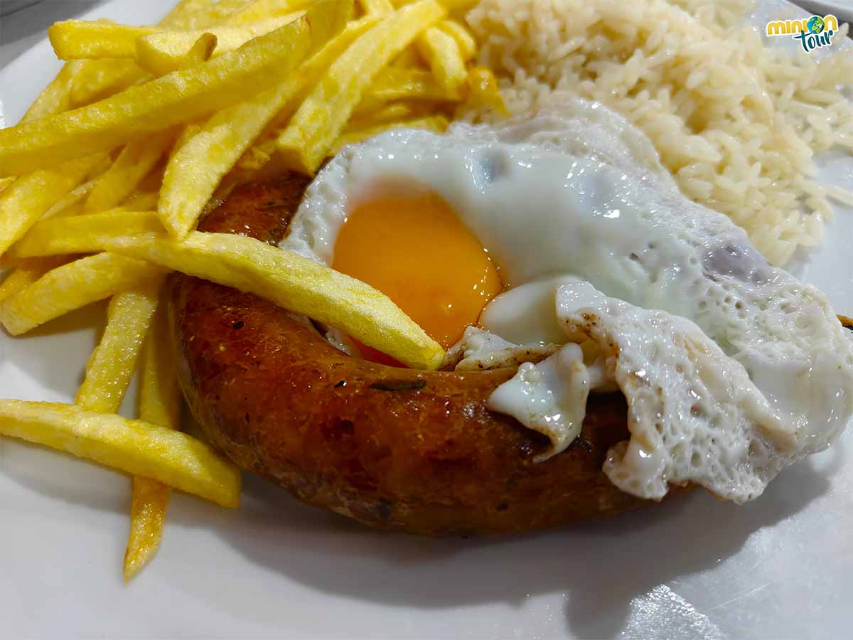 La alheira es un plato tradicional de esta zona